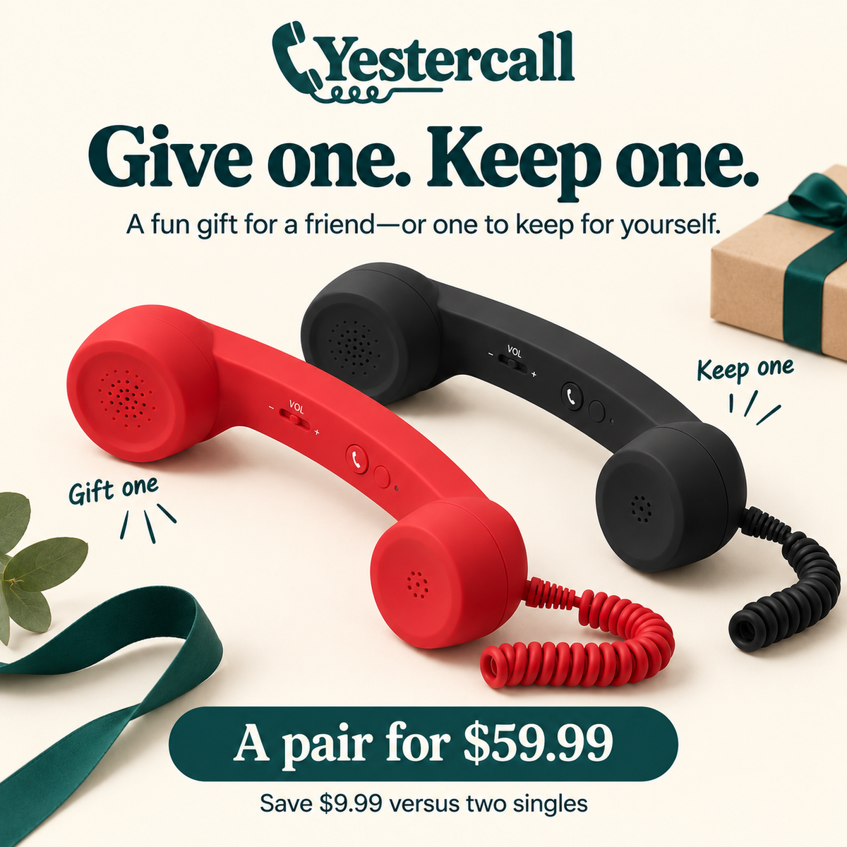 Yestercall™ Retro Handset